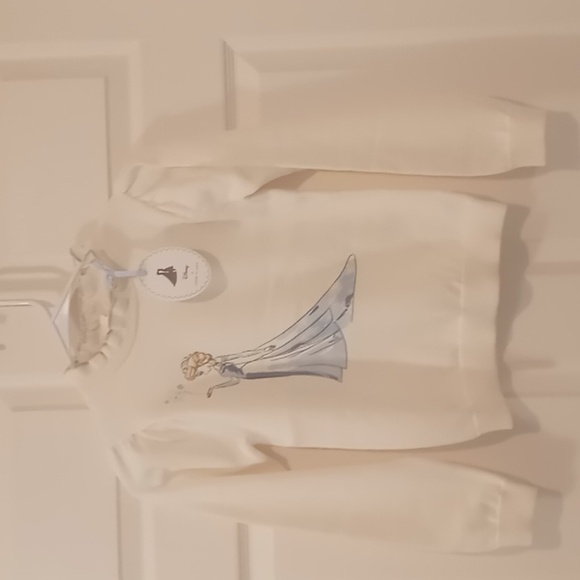 Enchanting Disney Inspired Janie & Jack Lovely Frozen Elsa Sweater NWT size 8 - Picture 4 of 7